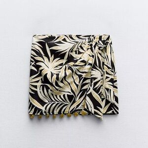 Zara wrap mini skirt